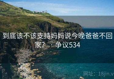 到底该不该支持妈妈说今晚爸爸不回家？ · 争议534