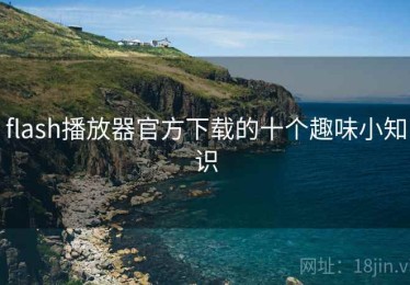 flash播放器官方下载的十个趣味小知识