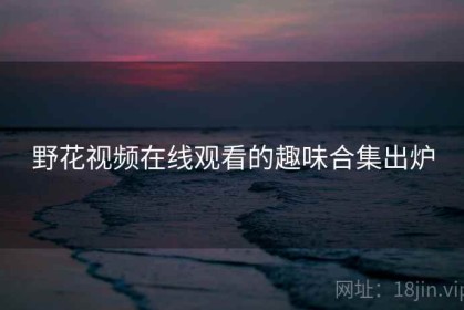 野花视频在线观看的趣味合集出炉